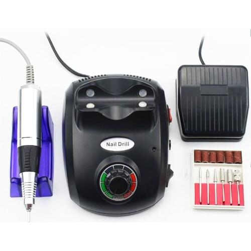New 35000RMP Professional Nail Polishing Equipment Kit Pedicure Set Nail Polish Removal Tool Portable Nail Drill
