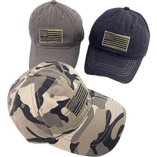 Flag Embroidery Hat Thin Blue Line Flag Low Profile Tactical Hats Embroidered Cap Outdoor Sport Cycling Running Hats