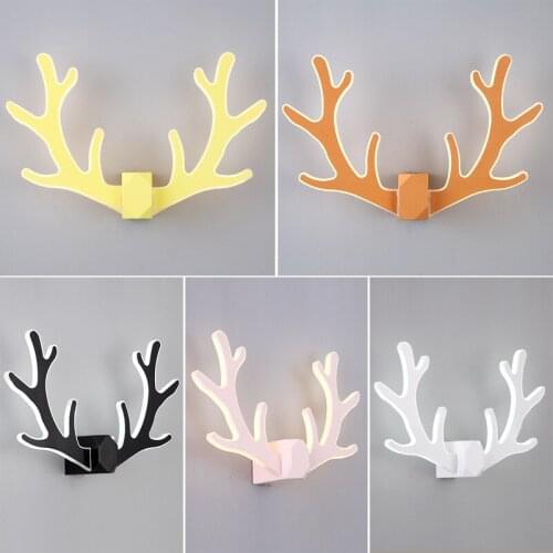 Nordic Postmodern Simple Creative personality Antlers LED Wall Light Decoration Home Lighting Bedside/Bedroom/Study/Stairs 220V
