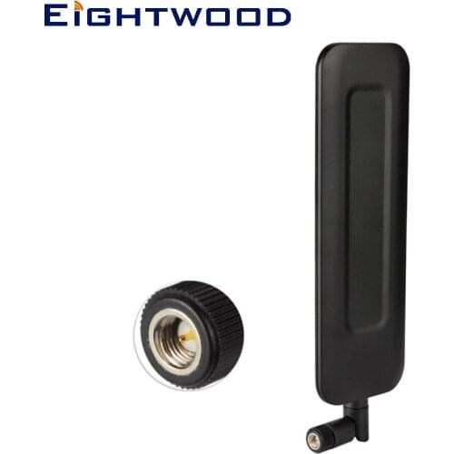 Eightwood Wide Band SMA Male Cellular Antenna for 4G LTE Wireless Router Trail Camera Building Mobile Cell Phone Signal Booster