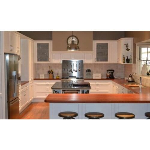 U shaped kitchen cabinets oak