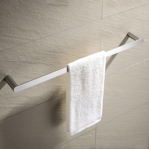 Hand Towel Bar Bathroom Towel Holder Kitchen Cloth Hanger SUS304 Stainless Steel Rustproof Towel Rail Wall Mounted