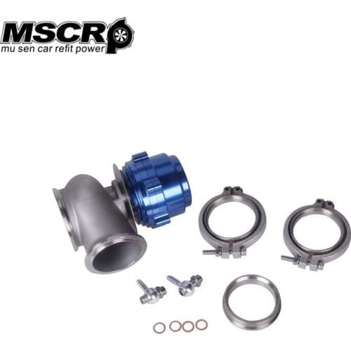 Billet Aluminum Car 60MM Wastegate Vband V60 Flange Turbo Wastegate For BMW Subaru Honda