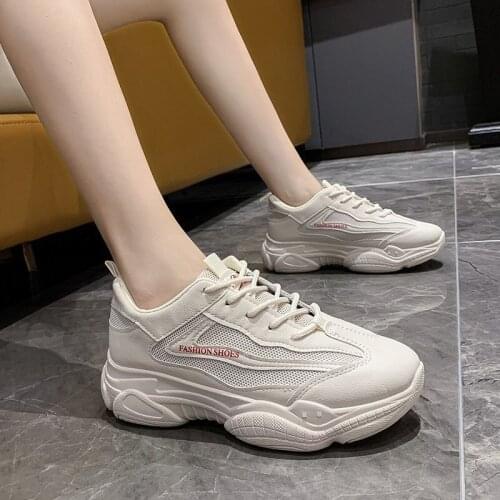 2021 Women Chunky Sneakers Platform Basket Female Mesh Woman White Dad Casual Shoes Vulcanized Shoes Designers Fashion Sneaker