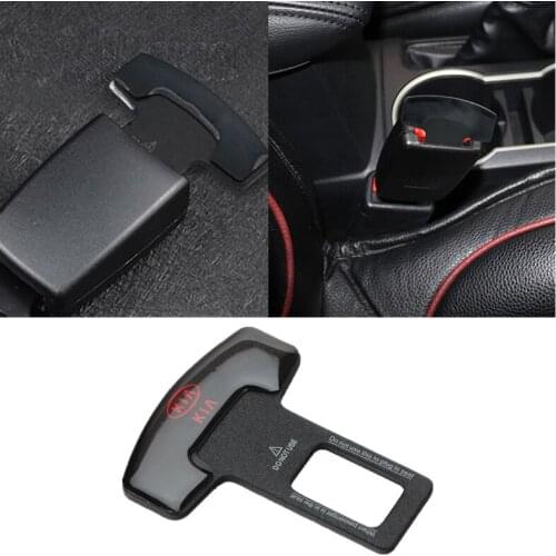 1/2Pcs Metal Car Interior Seat Belt Clip Safety Belt Plug For Kia Ceed Rio Sportage R K3 K4 K5 Sorento Cerato