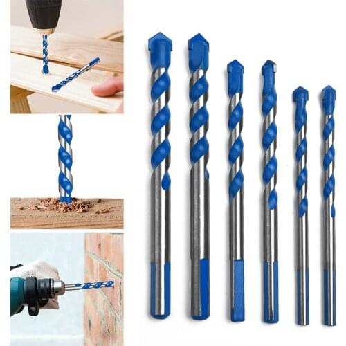 6pcs 6/8/10/10mm Drill Bit Hole Opener Wall King Drill Electric Drill For Glass Ceramic Marble