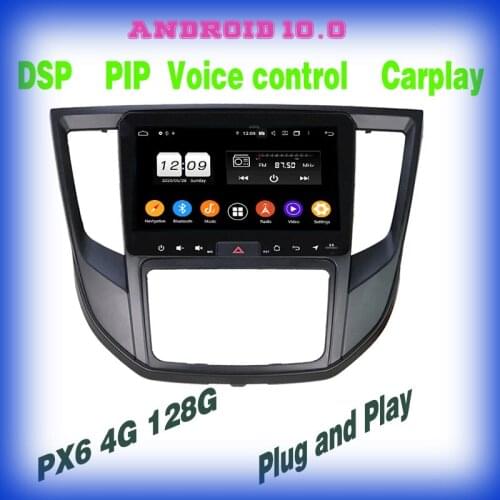 PX6 Android 10.0 voice control Car GPS Radio Player for Mitsubishi Lancer Grand Lancer 2017 2018 2019 2020 with 4+128GB wifi usb