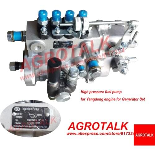High pressure fuel pump for Yangdong engine, pump model BH4QT85R9 / 4QTD483, parts number