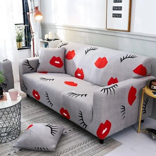 Stretch Slipcovers Sectional Elastic Stretch Sofa Cover for Living Room Couch Cover L shape Armchair Cover Single/Two/Three seat