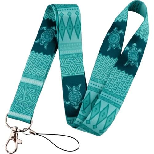 ER785 Sea Turtle Neck Strap Lanyard For Keys ID Card Gym Mobile Phone Straps USB Badge Holder DIY Hang Rope Lariat Lanyard