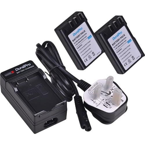 2Pc 1800mAh EN-EL9 EN EL9 EL9A EN-EL9a Battery + LED USB Single charger Charger Type C for Nikon D40 D60 D40X D5000 D3000