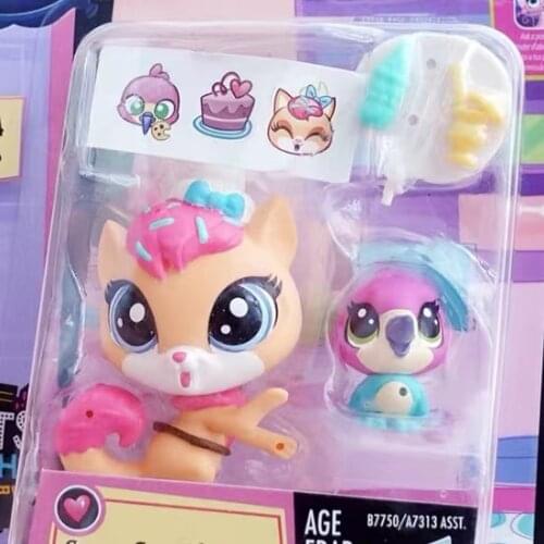 Cute Doll Little Animal Pet Model LPS Toys Mini Cat Dog Old Pet Shop Figma Toys for Children Gift