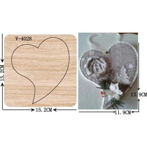 New Love wooden dies cutting dies for scrapbooking Multiple sizes V-4028