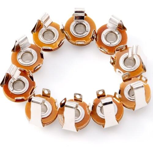 New 10Pcs Mono 1/4" 6.35mm ID Socket Jack Connector Panel Mount Guitar Plate Set D0UA