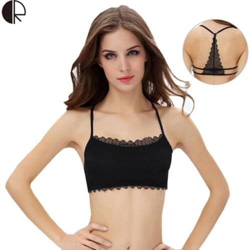 New Arrival Women Sexy Stretch Bras Lace Y-line Bra Crop Tops wholesales Free shipping WI395