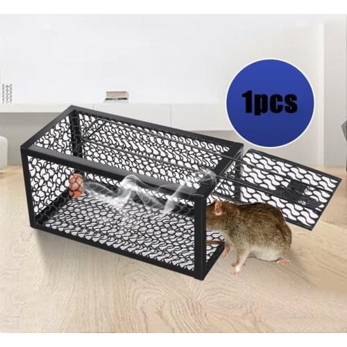 Fully Automatic Catching Mouse Cage Mousetrap Rat Bait Trap Pest Catcher High Efficiency Mouse Trapping Hunting Cage 25*11cm