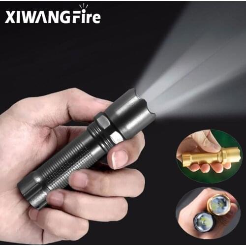 Portable Flashlight LED Mini Flashlight Strong Light USB Charging Super Bright Outdoor camping Long-Range Light flash light