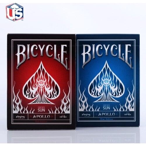 Bicycle Apollo Playing Cards Blue/Red Deck Poker Size USPCC Limited Edition Deck New Sealed Magia Cards Magic Tricks Props