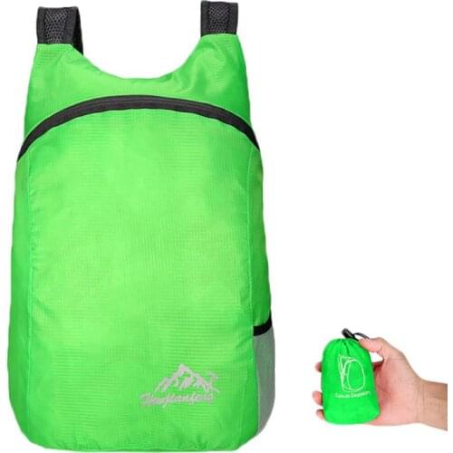2019 Unisex Folding Backpack Hiking Camping Bag Ultra Lighting Light Outdoor Sport Backpack Waterproof Foldable Travel Backpack