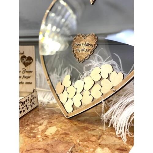 Heart Shape，Wedding Guest Book Alternative, Wedding Guest Book, Wedding, Wedding Drop Box, Wedding Guestbook Alternative