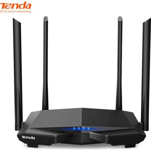 Tenda AC6 2.4G/5.0GHz Smart Dual Band 1167Mbps AC1200 Wireless WiFi Router Antennas Wi-Fi Repeater, APP Remote Manage