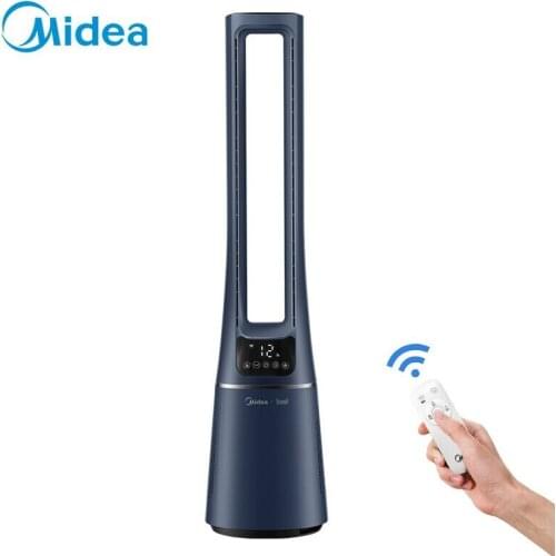 Intelligent Remote control Net ion fans Portable air conditioner bladeless fan household energy saving vertical Bladeless fan