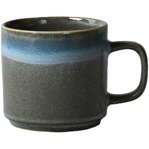 Japanese Retro Ceramic Cup Creative Water Cup Personalized Mug Kiln Change Coffee Cup Kungfu Teacup Nordic Luxurious Milk Cup