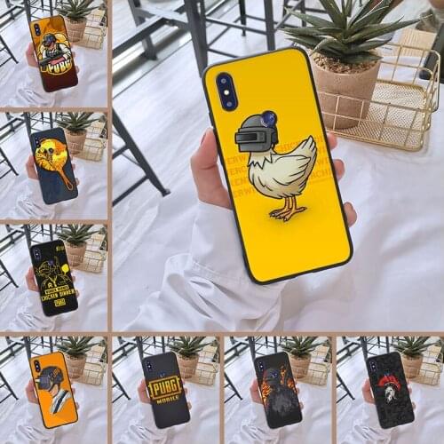 Back Cover For Xiaomi Mi Max Note 1 2 3 PUBG Game Cool Men Black Funny Soft Silicone Phone Case For Xiaomi Mi Mix 1 2 2S 3