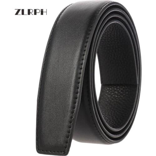 ZLRPH Famous Brand Belt Men Top Quality Genuine Luxury Leather Belts for Men,Strap Male Automatic Buckle belt