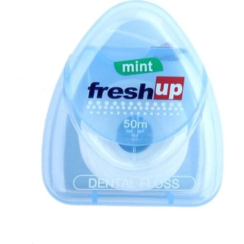 50m Dental Floss Peppermint flavor Oral Hygiene Teeth Cleaning Interdental Brush Toothpicks Floss Teeth Oral Care Tooth Clean