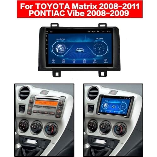 2.5D Explosion-proof IPS HD Screen Car Navigation Android 10.0 Bluetooth For Toyota Matrix Pontiac Vibe 2008 2011 Auto Radio Gps