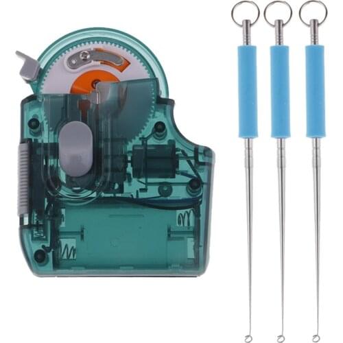 4Pcs/Set Electric Automatic Fishing Hook Tier Fast Fishing Hooks Line Tying Tool
