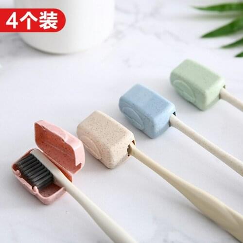 4 pcs travel portable toothbrush cover toothbrush dust and bacteria protection cover toothbrush cover