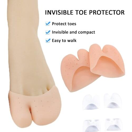 4 Styles Foot Finger Protectors Flexible Soft Toes Sleeve Cap Cover for Ballet Shoes Foot Metatarsal Pain Relief Massager Care