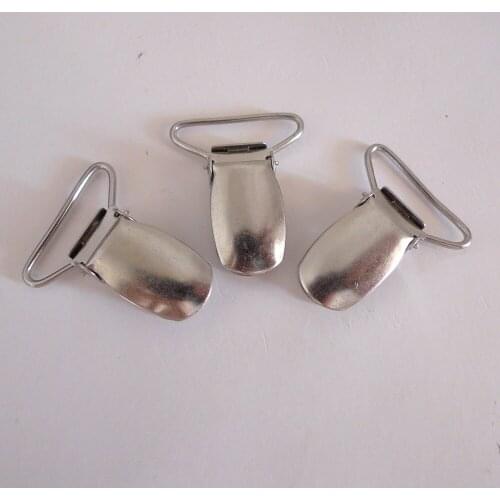 50pcs 1" 25mm Oval Shape Suspender Clips