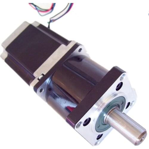 57mm Planetary Gearbox Geared Stepper Motor Ratio 5:1 NEMA23 L 112mm 4.2A