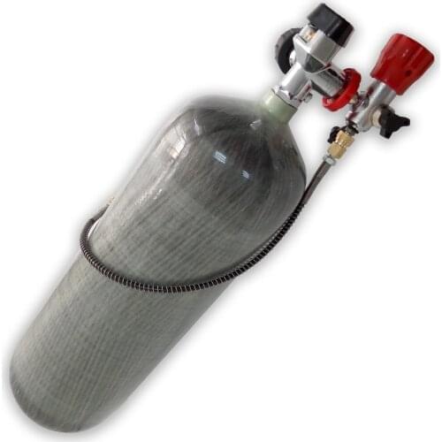 AC109201 Acecare hpa 4500psi tank 9L CE oxygen cylinder paintball air gun co2 tank with gauge valve for airsoft air guns rifle