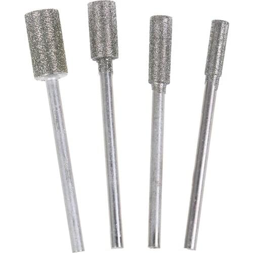 1Pc 2.3 Diamond Chainsaw Grinding Head Burr Metal Polishing Electric Grinding Drill For Chainsaw Sharpening Durable