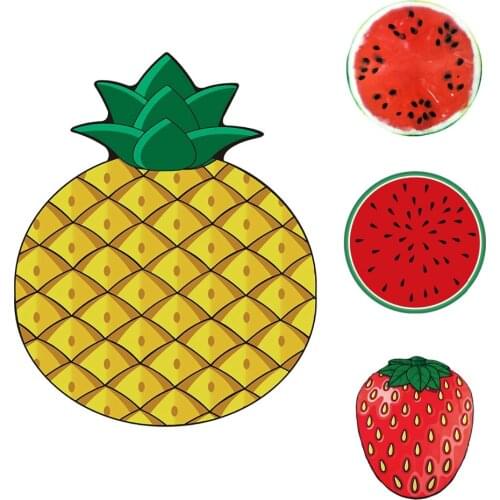 Free shipping Novelty Gift Summer Fruit Watermelon Strawberry Pineapple Print Swim Pool Bath Beach Towel Wrap Blanket Cover-up
