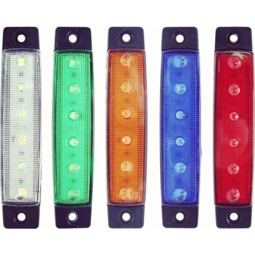 Truck Side Marker Indicator Light Turn Signal Lamp 12V 24V LED Auto Car Bus Lorry UTE Trailer Tail Warning Lamp Brake Lights