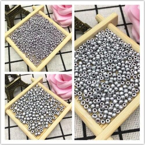 New DIY 2mm/3mm/4mm 1000/500/200pcs Czech Glass Seed Spacer Beads Jewelry Fitting