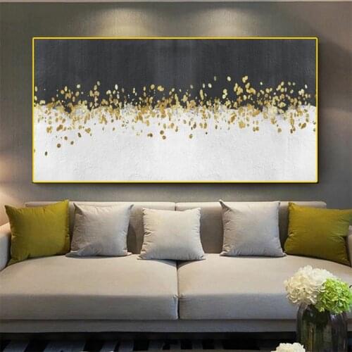 Black and white abstract canvas painting art posters and prints wall art print canvas Nordic living room home decoration gifts