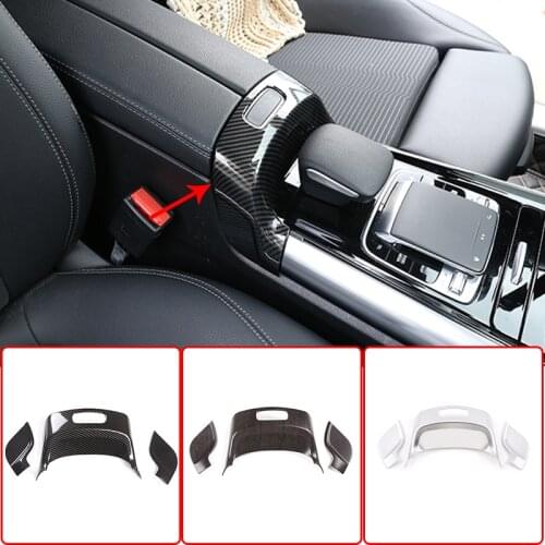 For Mercedes Benz B GLB Class W247 X247 2020+ ABS Chrome Car Accessories Center Console Armrest Box Switch Cover Trim Stickers