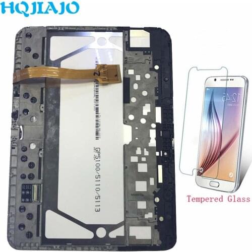 For Samsung Galaxy Tab 3 10.1 P5200 P5210 LCD Display Touch Screen Digitizer Frame Assembly For Samsung P5200 P5210 Replacement