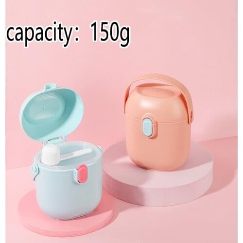 Baby milk powder dispenser feeding box milk storage non-toxic baby fruit food carrying box childrens outdoor portable device
