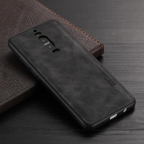 AMMYKI Leather Case For Huawei Mate 9 10 Pro Soft TPU Silicone Case for Huawei Mate 9 Pro 10 Pro Case