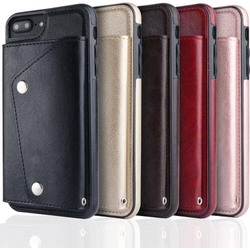 Sumgo Leather Phone Case Real Leather Wallet Bag for iPhone X Women Wallet Luxury Phone Case for Girls Card Bag for iPhone 7 8