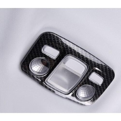 For Peugeot 3008 5008 GT 2017 2018 2019 ABS Plastic Interior Rear Roof Dome Reading Light Lamp Cover Trim 1pcs Car Styling