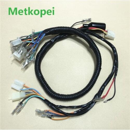 Motorcycle Wire Cable Assembly AX100 Full vehicle Cable Line for Suzuki 2 stroke 100cc AX 100 Full vehicle wire