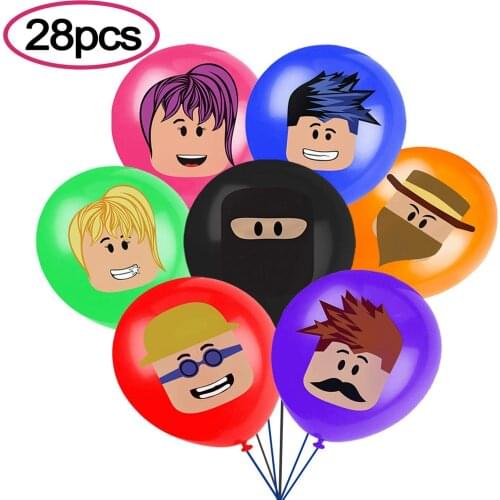 Latex Material Balloons Set Robloxs Balloon Children Baby Balloon Birthday Party Decoration Set Kids Game Roblox Balloon Kid Toy